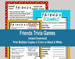 Turn your random knowledge into cash by playing this online quiz games. Friends Trivia Etsy