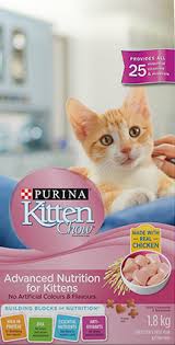 You are welcome to add anything you think should go here but please put something specifically about cat food. Purina Kitten Chow Cat Cat Chow Dry Food