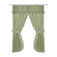 2x patio outdoor curtain outdoor waterproof window curtains resistant. Carnation Home Fashions Lauren Double Swag Polyester Shower Curtain Shower Curtain With Valance Double Swag Shower Curtain Curtains