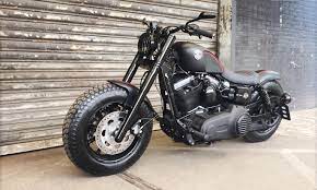 Pin On Wild Bunch Industries Project Harley Davidson Black Red Fat Bob