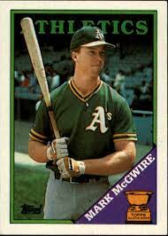 The 1985 topps mark mcgwire rookie card is one of the best from the 1980's. 1988 Topps 580 Mark Mcgwire Nm Mt