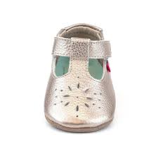 Zulily has everything you love for less! Rose Gold Leather Mary Jane Shoe Zutano