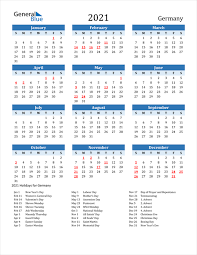 Here are the 2021 printable calendars printable paper.net also has weekly and monthly blank calendars. 2021 Calendar Germany With Holidays