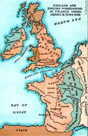 Lands Controlled By Henry Ii Eleanor Of Aquitaine Aquitaine England