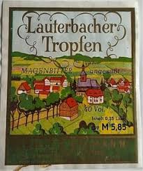 Ullmann mit geschäftssitz in lauterbach/erzgebirge hergestellt und vertrieben. Drinkenetiket Lauterbacher Tropfen Enst F Ullmann Dutske Demokratyske Republyk Col Dd Liq 000009
