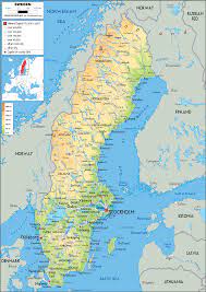 Maps of neighboring countries of sweden. Sweden Map Physical Worldometer