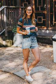 Weekend Ootd Striped Tee Levi S Livvyland Lesbian Outfits Casual Summer Outfits Summer Outfits