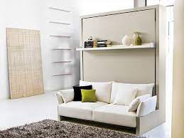 Storage Wall With Pull Down Double Bed Space Saving Beds Space Saving Furniture Murphy Bed Sofa