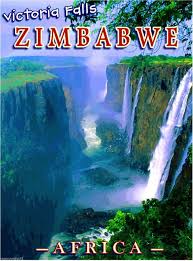 Victoria Falls Zimbabwe Africa African Pride Travel Art Poster Advertisement Victoria Falls Zimbabwe Travel Posters Africa Travel