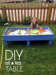 Diy Sand Water Table Backyard Kids Play Area Sand And Water Table Water Table