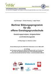 Dacă îți dorești să citești cartea integral folosește butoanele de mai jos pentru a naviga la librăriile online care. Berliner Bildungsprogramm Fa R Die Offene Ganztagsgrundschule Pdf