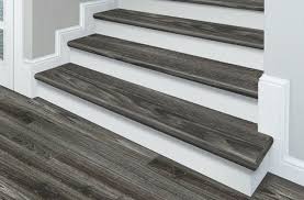 Laminate vinyl stair nosing preview, shop stair edging or tread the mohawk vinyl tile reducer. How To Install Vinyl Plank Flooring On Stairs In 6 Steps Flooring Inc