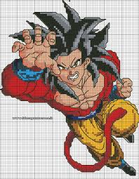 Schema Goku Punto Croce Punto Croce Ricamo A Punto Croce Ricamo Punto Croce