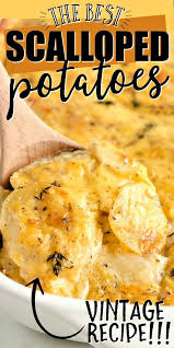 These Homemade Scalloped Potatoes Are The Best They Re So Simple And Delici Easy Scalloped Potatoes Recipe Potato Side Dishes Cheesy Scalloped Potatoes Recipe