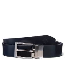 Ceinture en cuir pour homme. Ceinture Reversible En Cuir Pour Homme En Bleu Marine Timberland