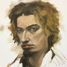 Aaron. Work in progress. #oil #oilpainting #oiloncanvas #p…