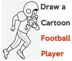 Below the helmet, draw the bottom part of the head using a series of angled lines. How To Draw A Cartoon American Football Receiver Easy Step By Step Drawing Tutorial How To Draw Step By Step Drawing Tutorials