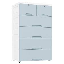 Shop for tall cabinet bedroom online at target. Nafenai Plastic Drawers Dresser Storage Cabinet With 6 Drawers Closet Drawers Tall Dresser Organizer For Clothes Playroom Bedroom Furniture Blue Grey Buy Online In Samoa At Samoa Desertcart Com Productid 103652046