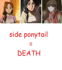 Anime hair in a ponytail lockindo 30 11 2012 how to draw anime hair this tutorial will show you how to draw male and female anime hair anime hair is what makes anime heroes unique and beautiful as with real. Be Careful Of Your Hairstyle Cartoons Anime Anime Cartoons Anime Memes Cartoon Memes Cartoon Anime