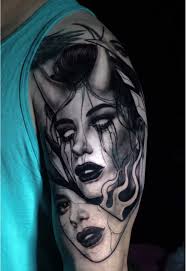 Booking for el paso and austin texas #horrorart #horrortattoo #tattoo...