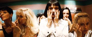 Bathroom Scene Pulp Fiction Pulp Fiction Uma Thurman Pulp Fiction Fiction