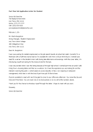 Part Time Job Application Letter For Student - How To Create A Part Time  Job Application Letter For Student? Dow… | Job Cover Letter, Cover Letter  Sample, Lettering