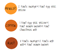 Icing Color Chart Frosting Colors