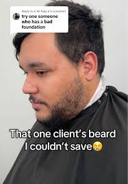 Replying to @♛ Ali Raja ♛ That one client’s beard I couldn’t save 😢 Patchy  beards matter 😂 a sharp beard line up can do wonders, even a goatee!  #phillybarber #phillyhaircut #goatee #lineup #beard