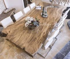 Einen tollen neuen esstisch aus holz, glas und anderen materialien finden sie bei livique. Massiver Esstisch Aus Einem Baumstamm Der Tischonkel