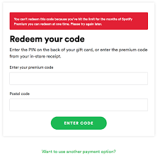 Buy a spotify gift card online and enjoy all the benefits of spotify premium with no strings attached. Redeemed One Gift Card Now I Cannot Redeem Anothe The Spotify Community