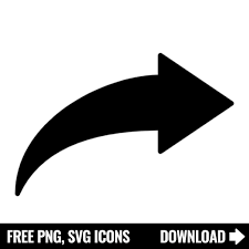Free Right Arrow Png Svg Icon Right Arrow Icon Icon Curved Arrow
