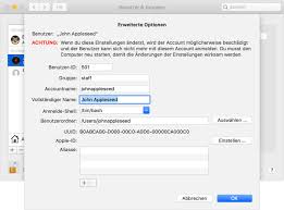 How do you change administrator name on mac? Den Namen Deines Macos Benutzeraccounts Und Benutzerordners Andern Apple Support De