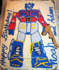 How to make a transformers cake. Coolest Transformers Optimus Prime Cake