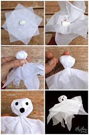 Need quick, low cost awesome looking halloween decorations? 40 Diy Plastic Bag Recycling Projects Diy Halloween Ghost Decorations Halloween Ghost Craft Ghost Crafts