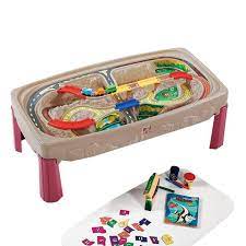 Aero city train table set with more than 80 pieces. 12 Best Train Tables For Kids In 2021 Wooden Train Tables Sets