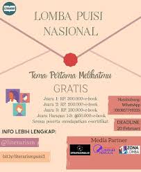 Lomba Puisi Nasional Tema Pertama Melihatmu Lomba Menulis Cerpen 2020 2021 Puisi E Book Tulisan