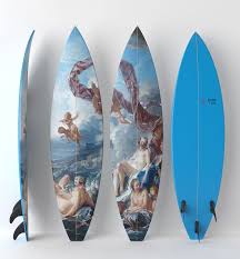 Boom Art Uwl Combine Classic Art With Modern Sports In The New Series Of Surfs Classic Art Surfboards Artwork Surfboard