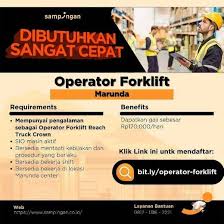 Lowongan kerja pt petrokimia gresik agustus 2021, loker d3, loker s1, loker pertanian, loker gresik. Operator Forklift Atmago