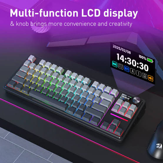 Buy Redragon ANTONIUM K743 PRO 80% Gasket RGB Gaming Keyboard with Hype  1.14'' TFT Screen & Knob, 84 Keys Mechanical Keyboard Side Printed Keycaps  Hot-Swappable at Best Price in Pakistan | PlayTech