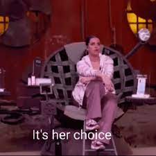 Its Her Choice Neha Dhupia Gif Itsherchoice Nehadhupia Roadies Discover Share Gifs In 2021 Really Funny Memes Funny Dialogues Memes Funny Faces