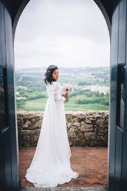 Luis grew up here and this will be the first chapter of 3: Romantic Portuguese Castle Wedding At Pousada Castelo De Obidos Junebug Weddings Wedding Dresses Country Wedding Dresses Wedding Dresses Vintage