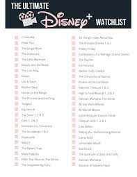 There are also plenty of films that adults and parents can enjoy, too. The Ultimate Disney Watchlist Disney Movies To Watch Disney Movies List Disney Movie Marathon