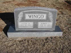 Aubrey Leigh “Hap” Wingo (1903-1984)