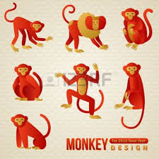 Chinese New Year Monkey Images Stock Pictures Royalty Free Chinese New Year Monkey Photos And St Monkey Illustration Chinese New Year Monkey New Year Symbols