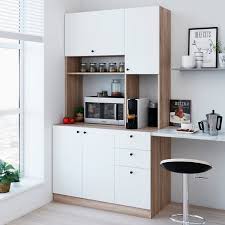 Cabinets are a great way to breathe new life into a tired kitchen and allow you to create a different configuration that works better for your needs. Living Skog 71 Pantry Kitchen Storage Cabinet White Large For Microwave Overstock 33121104