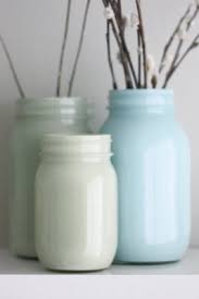 Craftedbylindy Diy Pretty Painted Glass Jars Painting Glass Jars Painted Glass Bottles Glass Mason Jars