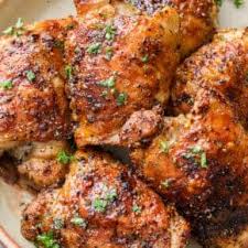 Line a baking sheet with tin foil and place a wire rack on top. Crispy Baked Chicken Thighs Perfect Every Time Spend With Pennies