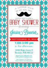 Little Man Mustache Baby Shower Invite Dimple Prints Shop