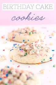 Birthday Cake Crumble Cookies Sprinkles For Breakfast Recipe Cookie Cake Birthday Desserts Birthday Food
