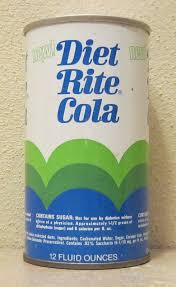 Shasta diet cola, 44.4, dark chocolate (1 oz), 20 mg. Diet Rite 25 Soda Can Collection